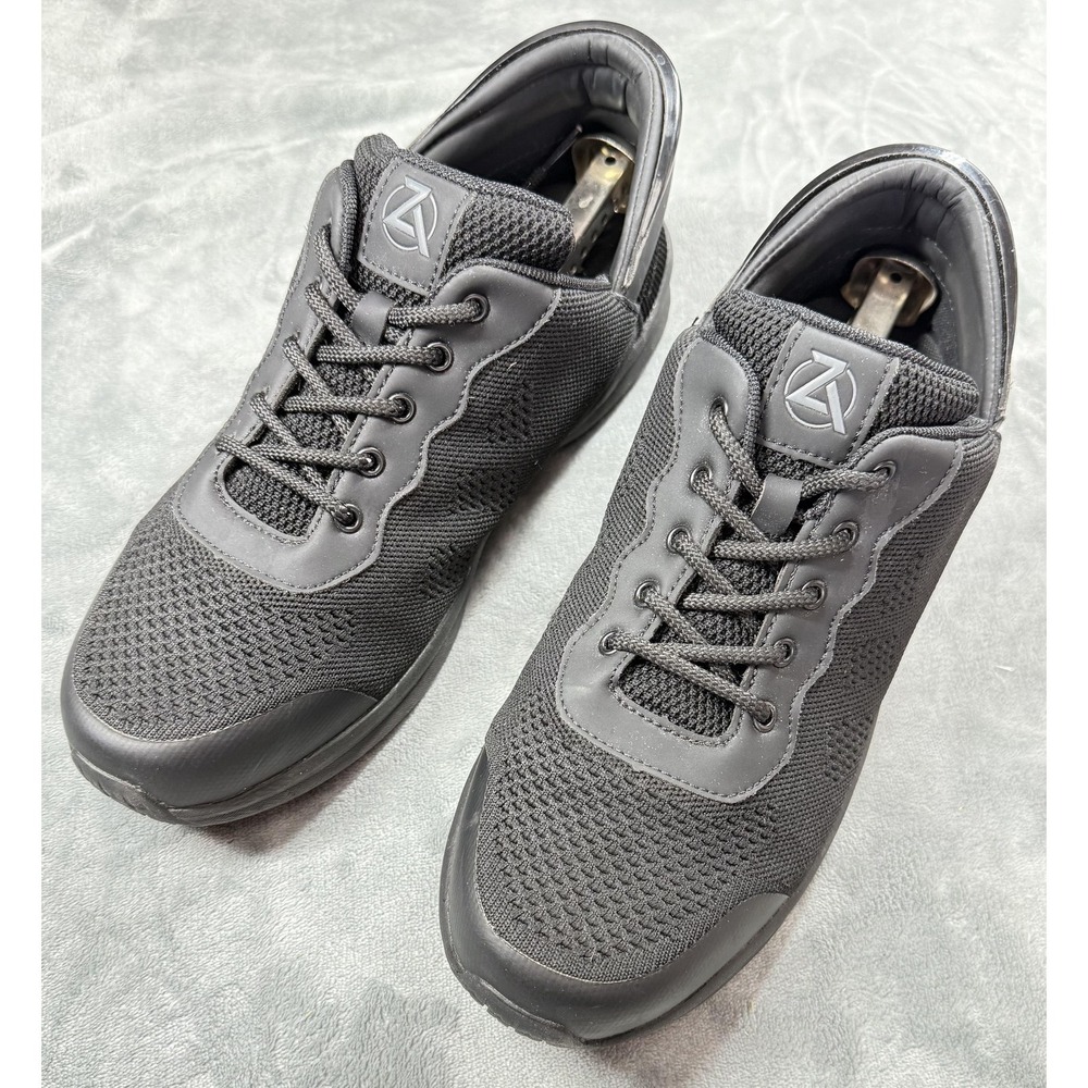 Zeba Shoes Mens Size 11.5 Gray Hands‎ Free Walking Comfort Sneakers Mesh Low Top